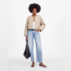 Madewell Darted Barrel Leg Jeans - Edmonson Wash